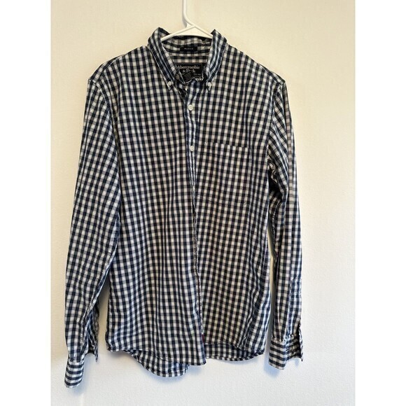 Abercrombie & Fitch Muscle Flannel Button Down Shirt Men's small - Picture 2 of 8